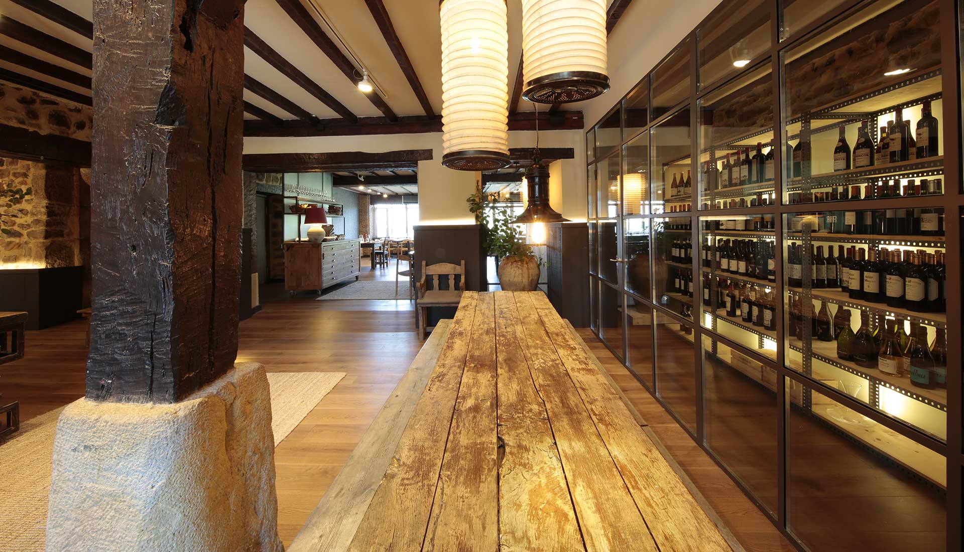 bodega del restaurante Garai 